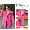 Maillard Women's Winter Wool Coat - Large Lapeled, Stylish, Medium/Long Length, Loose Fit, Thick, Cotton Blend