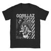 Printed Tshirt of The Rock Band Gorilaz Suitable for Both Unisex and Women Casual Shortsleeved Clothing