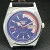 REFURBISHED SEIKO 5 AUTOMATIC 6309A VINTAGE JAPAN MENS BLUE DIAL WATCH A440889-4