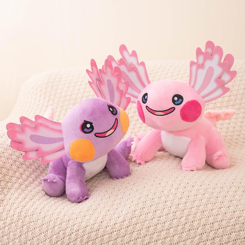 New Axolotl Plush Toy Plush Stuffed Animal Hexagonal Salamander Toy Doll Room Decoration Kids Birthday Christmas Gift