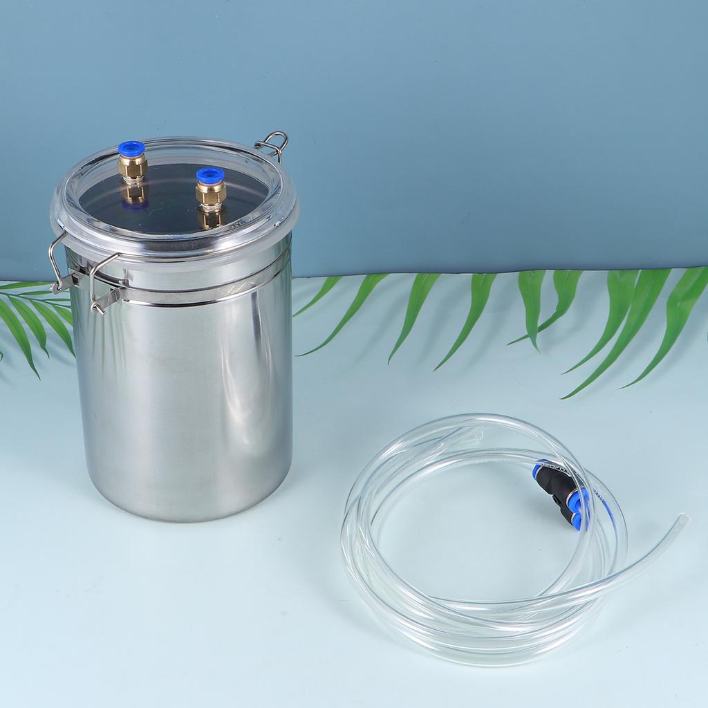 Draagbare elektrische melkmachine Geit Schaap Roestvrijstalen emmer Zuig vacuümpomp Huishoudelijke melkmachine Melkmachines