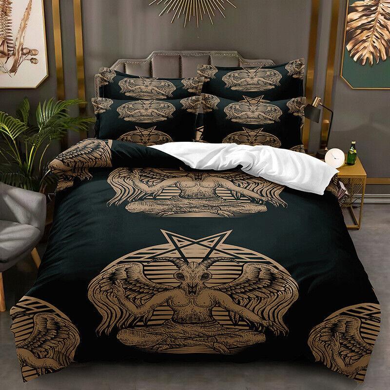 Viking Mythology 3D Duvet Cover Pillowcase Single Double King Bedding Set Gift