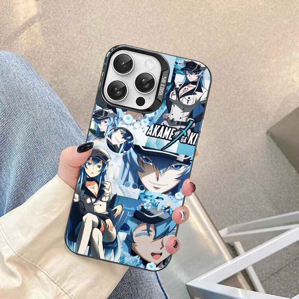 Akame Ga Kill Esdeath Phone Case For IPhone 16 15 14 13 12 11 Pro Max X XR XSMAX 8 7 Plus Matte Shockproof Back Cover