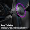 Metal Bearing Power Handle 360 Degree Rotation Turning Steering Wheel Booster Ball Shaped Spinner Knob Black