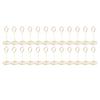 24PCS Table Number Holder 85mm Height Stainless Steel Multifunctional Wire Picture Holder