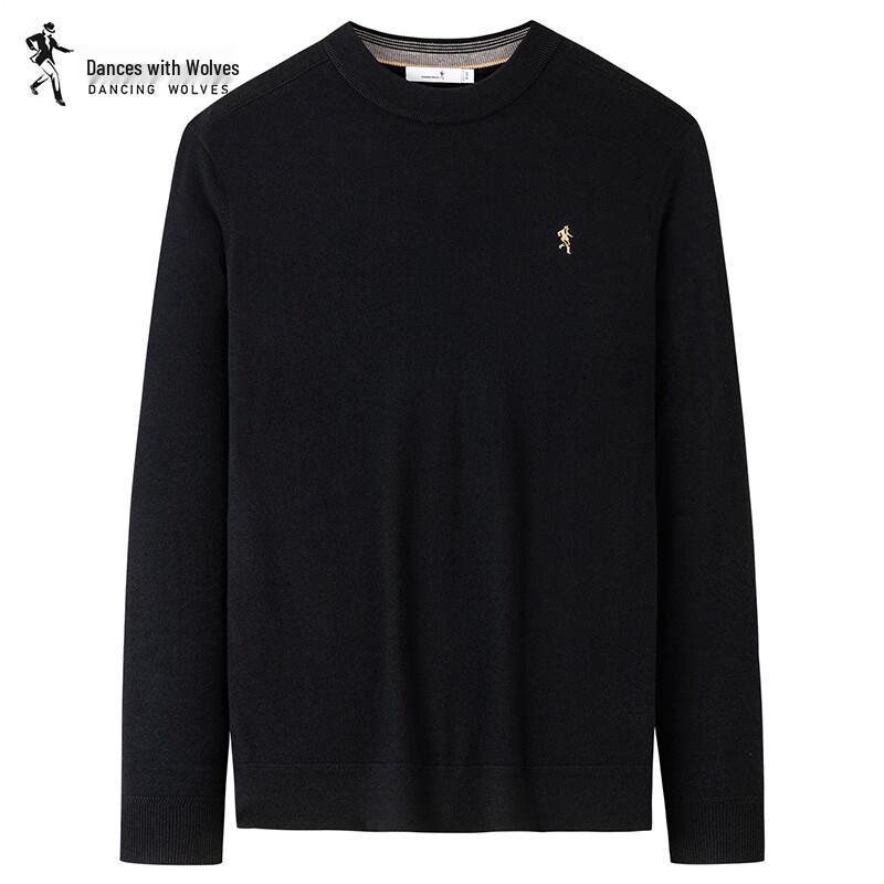 Men's Machine Washable Round Neck Knitted Sweater