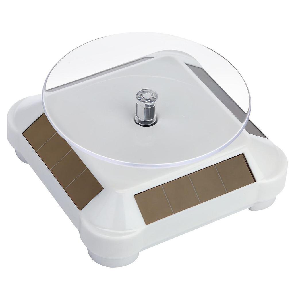 Solar-Powered Baoding Dual-Use Display Stand Turntable for Jewelry and Rotating Platform