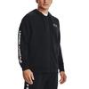 Under Armour Rival Sweatshirts Men's Black Hooded Moderate Cardigan Unisex 1370344-001