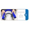 Lenght 400mm Blue SiliconeSteel Wire Corrugated Hose High Temperature Resistant Air Filter Pipe, Turbocharger Intake Pipe