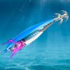 Simulation Shrimp Cuttlefish Bait 7cm Bionic Wooden Shrimp Fake Bait 3D Eyes with Hooks for Fishing Lovers