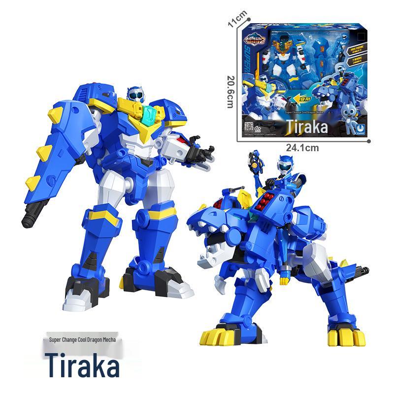 Zhan Gao Mini Force Super Dinosaur Power Series 2 Transforming Mecha Robot Toy