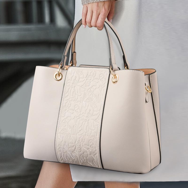 

Tote Bag Fashionable Crossbody Bag Mom Bag Simple Single-shoulder Crossbody Handbag бежевий