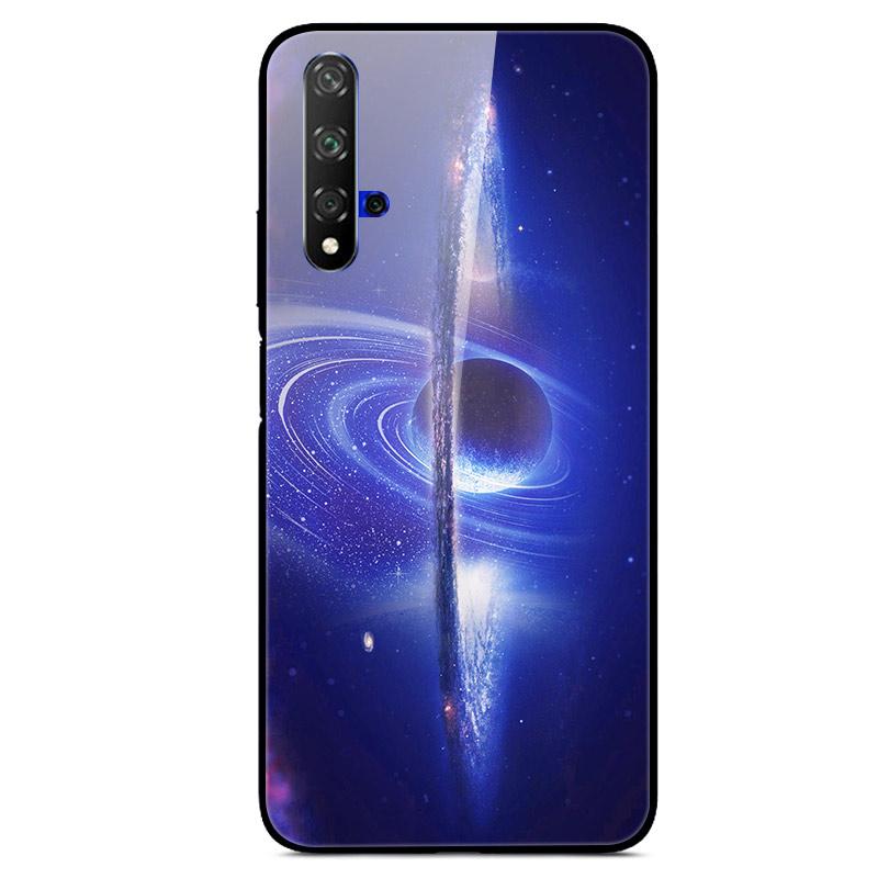 For Huawei Nova 5T Case Tempered Glass Cover 3D Cat Printing Case For Huawei Nova 5T 2019 5 T Phone Case For Huawei Nova5T Cover
