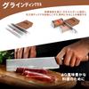 Manual Knife Sliding Knife Sharpener for Sharpening to a Sharp Edge Wood Premium Solid Can Easily Sharpen Their Knives to Professional Sharpener,