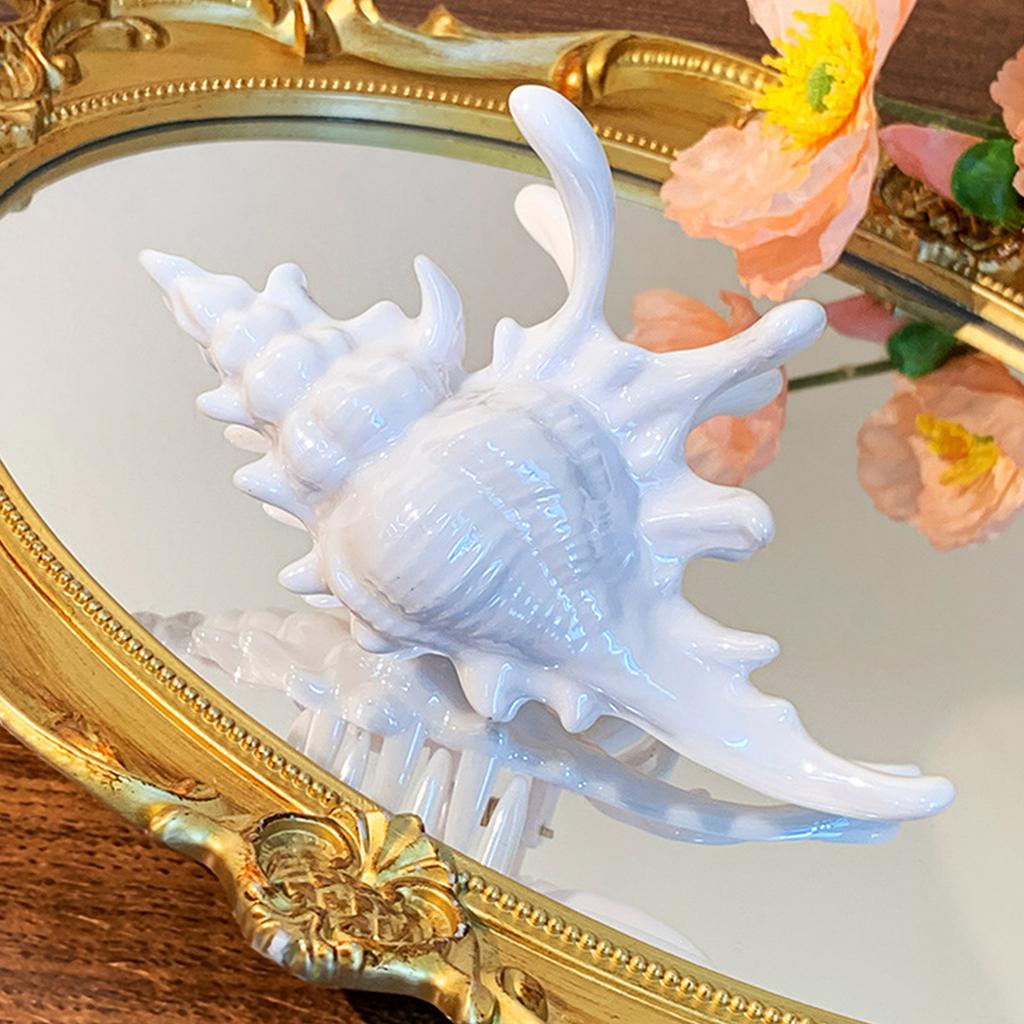 Stilvolle, vom Meer inspirierte Haarklammer für Frauen Mädchen Sicherer Halt Metall-Haarspange Rutschfester Metall-Haarclip