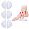 Silicone Arch Triangular Pad Men's and Women's Arch Insole Flat Corrective Foot Pad XO Type Leg Orthopedic Insole