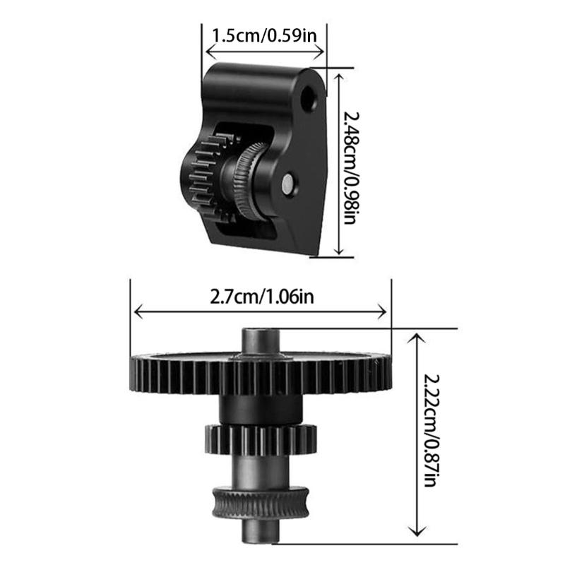 3D Printer Replacement Extruder Gear Management for  Carbon Hardened Steel Extruder Gear Assembly 3D Printer Accessories