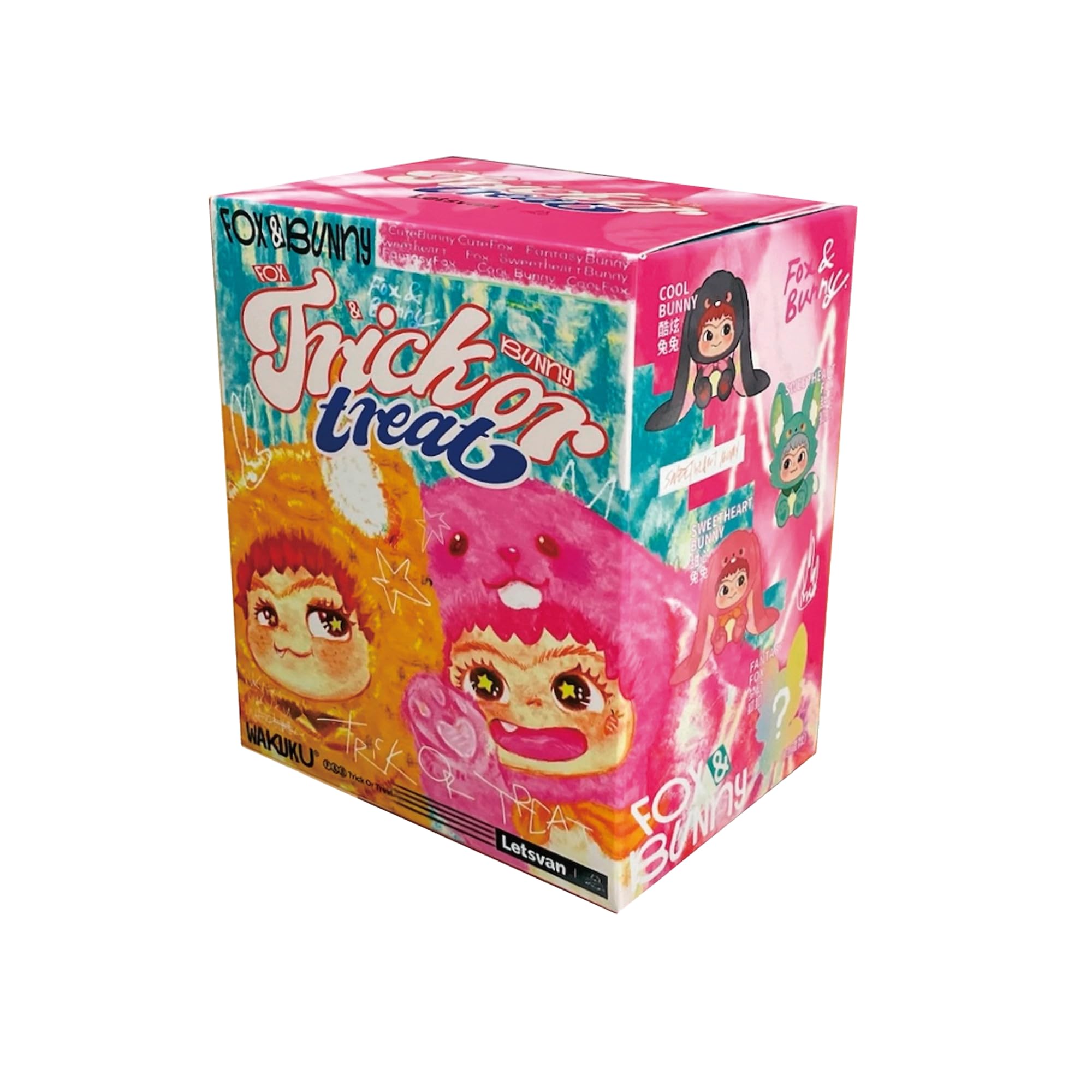 

Hassy Top-in Wakuku Серия торговых маскотов FOX & BUNNY FOX & BUNNY Y Плюшевая игрушка