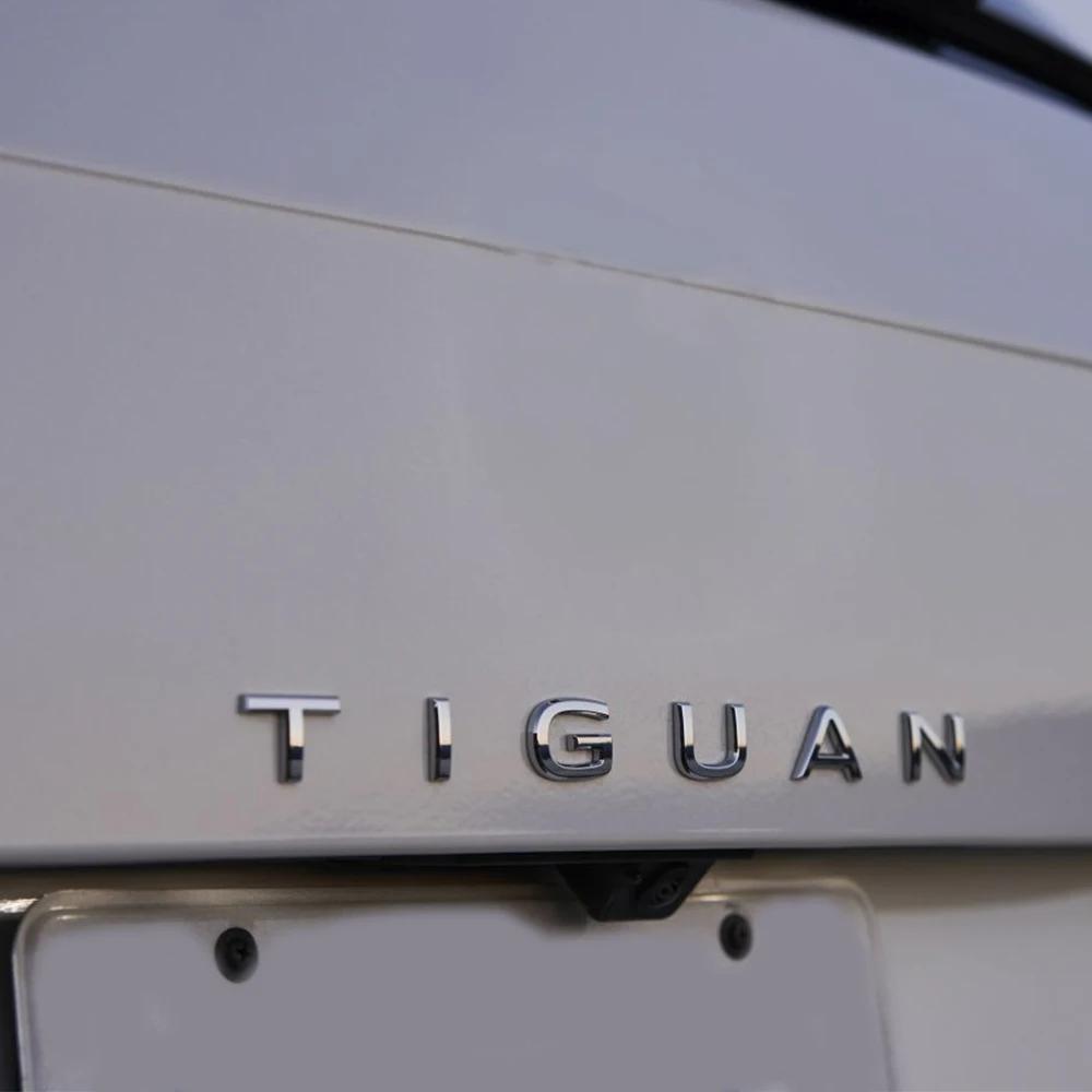 Adesivo per Auto Cromato Argento Nero in ABS 3D Bagagliaio Posteriore Carrozzeria Parafango Lettere TIGUAN Etichetta Emblema Badge Logo