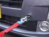 Emerson EM-372 Telescopic Towing Rope for Cars, 2T, Extended 1.6 ft (4 m), White