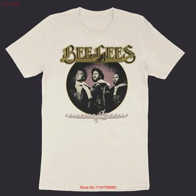 The Bee Gees Band  Cotton T Shirt S 5XL Natural TU523 Vintage Washed Breathable Graphic Fashion Homme Comfortable Versatile