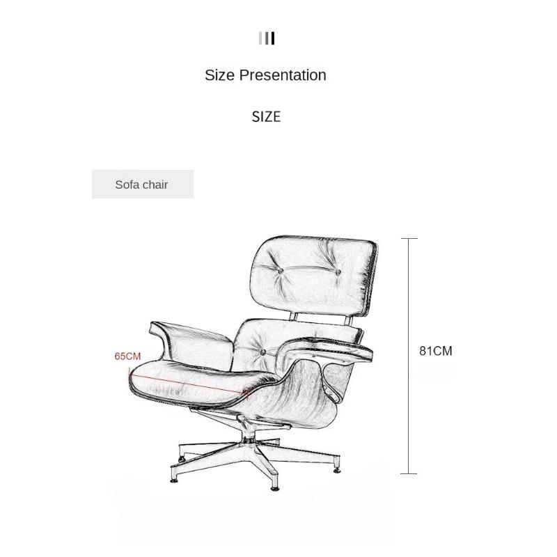 Modern Classic Design Grace Chaise Lounge Chair - Sturdy Base Support, Suitable for Living Room, Studio, Lounge & Office