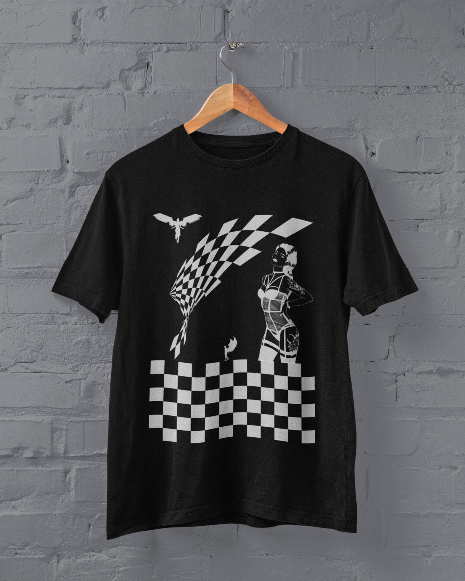 Alt Clothing, Punk Shirt, Cyberpunk Clothing, Grunge Clothing, Y2k Clothing, Weirdcore Clothing, Dreamcore T Shirt, AngelCore Pastel Goth S