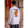 CusTomellow Long Sleeve T shirT whiTe cwTam25482whx