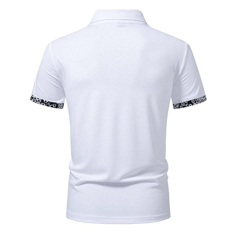 Polo Para Hombre Man Summer Tee Shirt Homme De Luxe Fashion Patchwork Short Sleeve Mens Polos Shirts Business Golf Wear