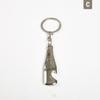 Key Chain Aluminum Beer Bottle And Can Opener Small Beverage Ring Sliver