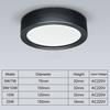 Moderne LED-taklamper 15W 10W 7W 5W runde taklamper Stue Soverom Naturlig lys Overflatemontert Panellysarmatur