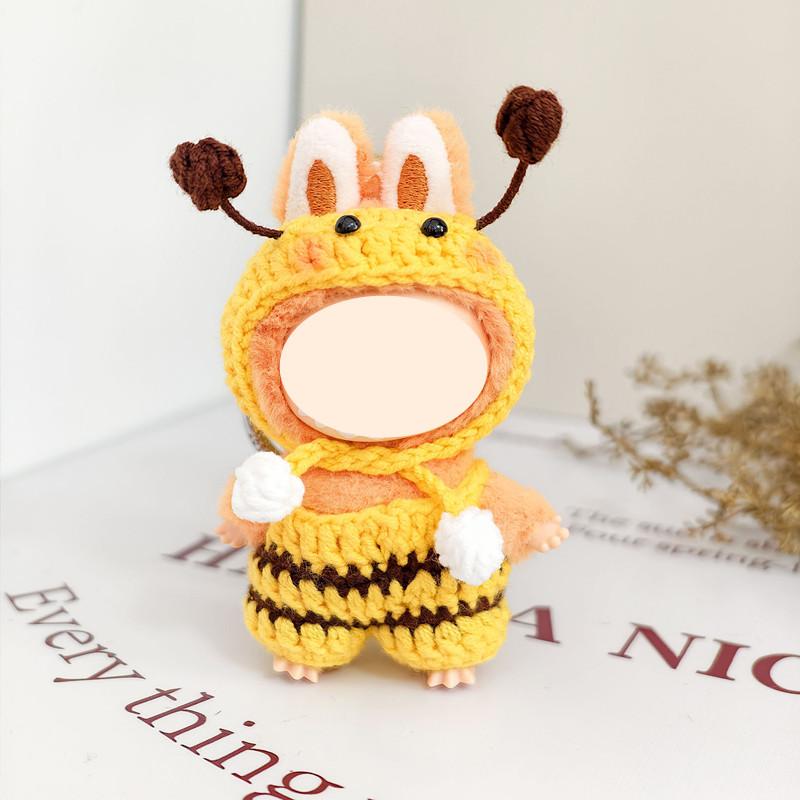 [Cloth Only] 10cm Doll Clothes Handmade Little Bee Set Exquisite Accessories for Doll Doll Clothing Set Replacement