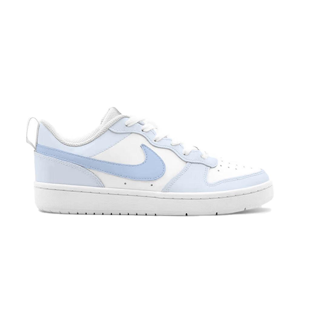 Nike Court Borough Skateboard Shoes Unisex Low Top White/Blue BQ5448-100(Team1855 )