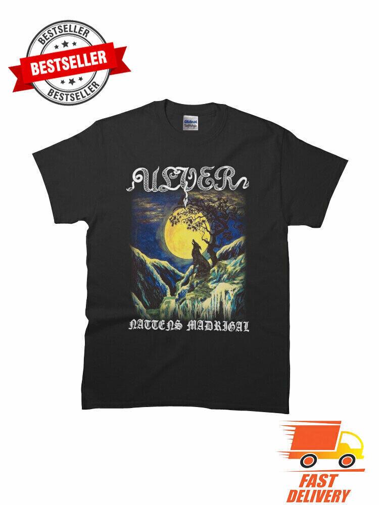 

Ulver - Nattens Madrigal - Aatte Hymne til Ulven i Man Футболка Размер от S до 5XL Унисекс Футболка XXXL