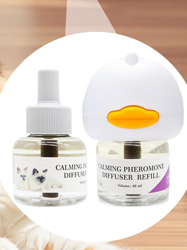 Pet Pheromone Diffuser To Calm Cats Calming Pheromone Diffuser For Calm Relaxing Home Indoor Cat Calming Aid Supplies EU/UK