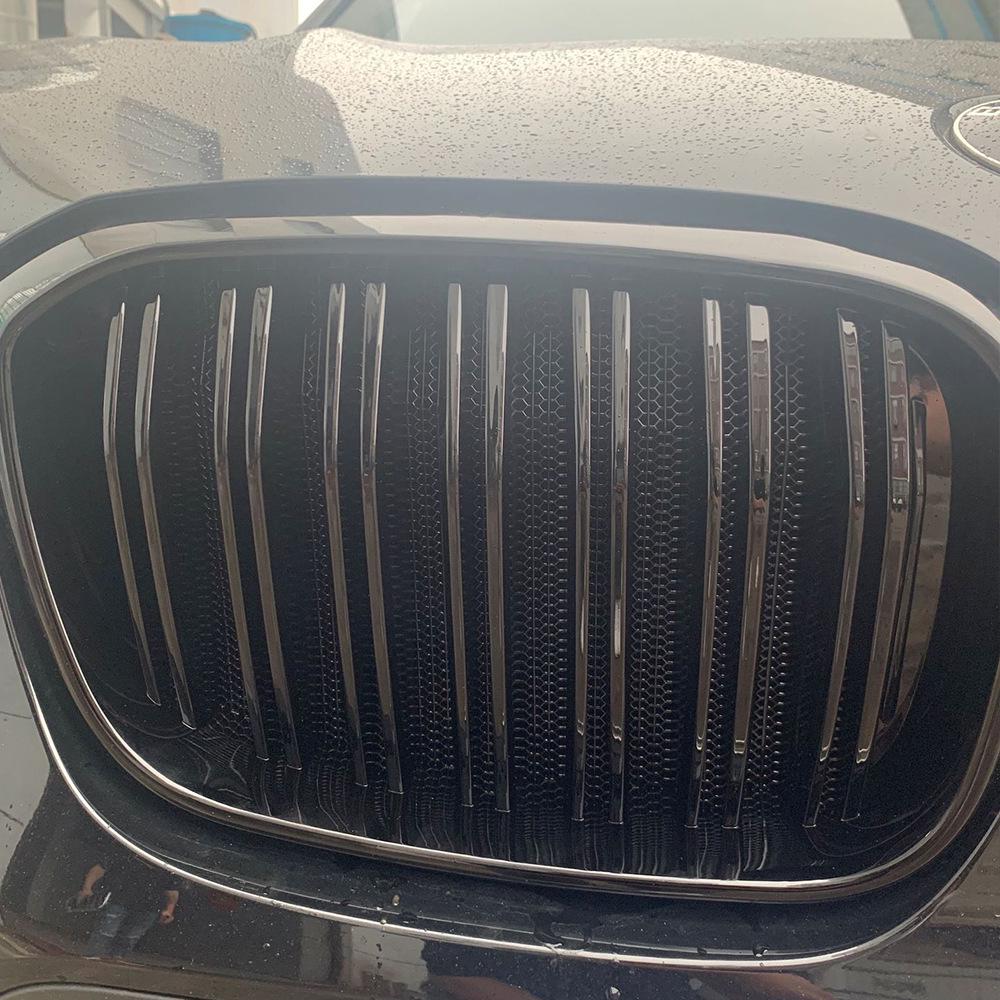 Capac Placă radiator față cu plasă anti-insecte cu bară dublă pentru BMW X3/X4 2017-20