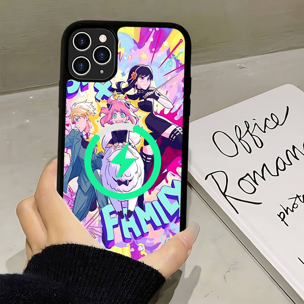 Classic Anime Spy X Family For Magsafe Magnetic Phone Case For IPhone 17 16 15 14 Plus 13 12 11 Pro Max Air Cover