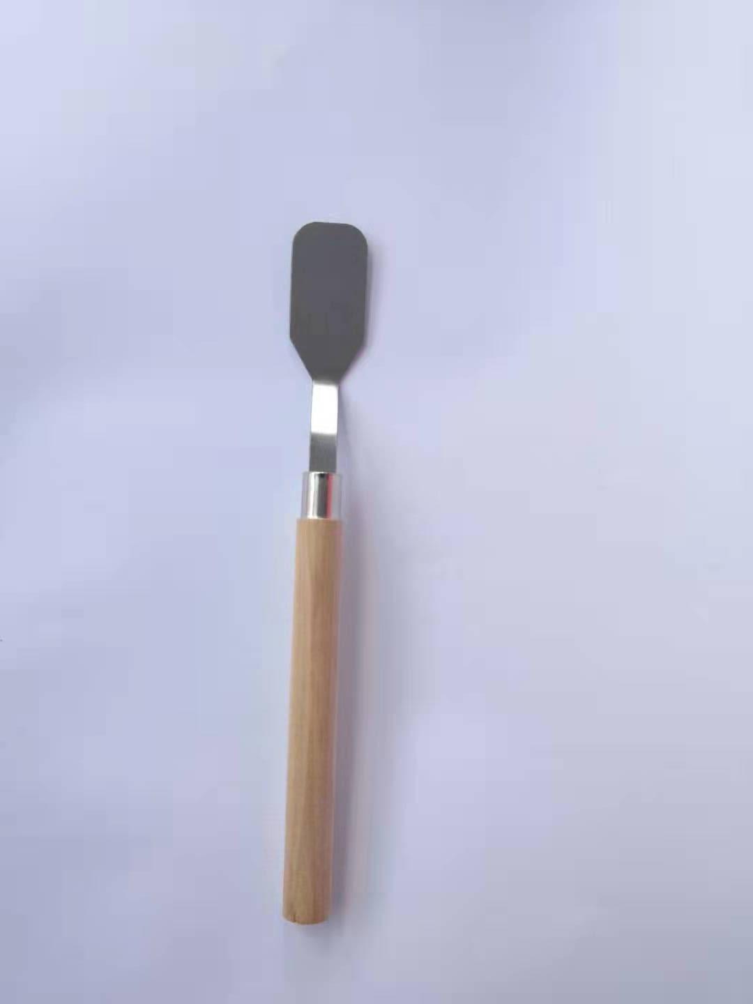 

Мастихин из нержавеющей стали для масляной живописи с деревянной ручкой