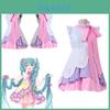 Cute Lolita Clothing Hatsune Miku Cosplay Costume For Anime Fans