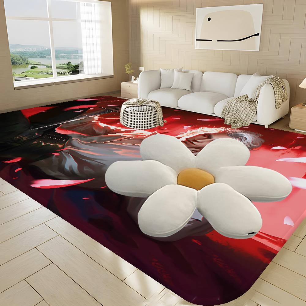 A-Astarion Fußmatte Waschbar Rutschfest Wohnzimmer Sofas Stühle Bereichsmatte Küchen-Fußmatte Teppich