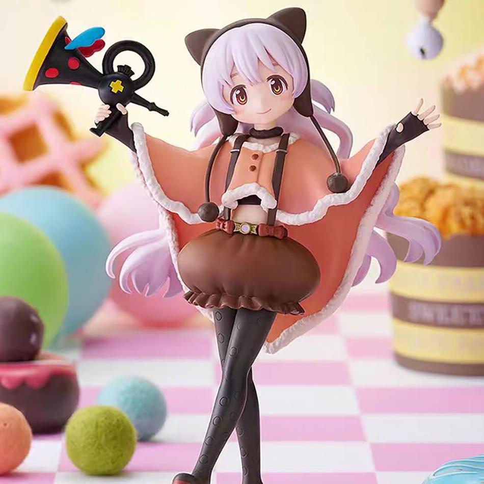 Original Genuine Madoka Magica 16CM Momoe Nagisa POLYVINYL CHLORIDE Adorable Animation Action Figures Miniature Playthings Tabletop Ornaments Kid Xmas
