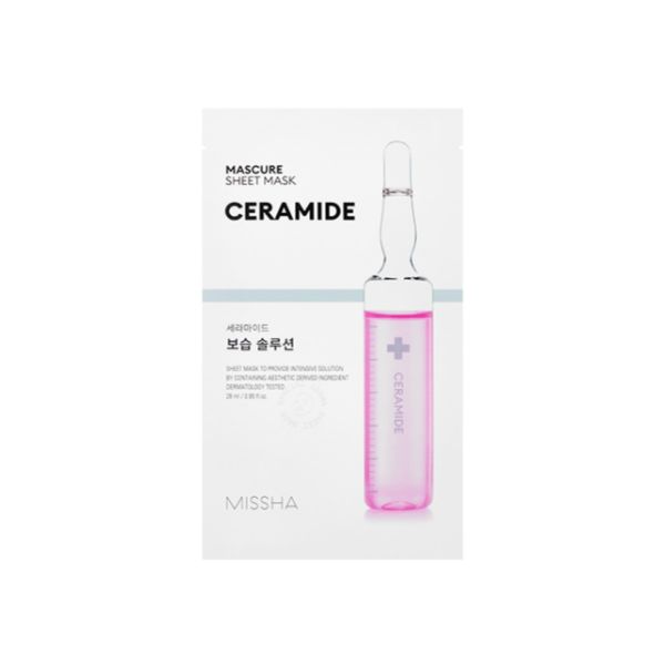 MISSHA Mascure Sheet Mask 8-Type Complete Variety Set 0.94oz × 8 Sheets