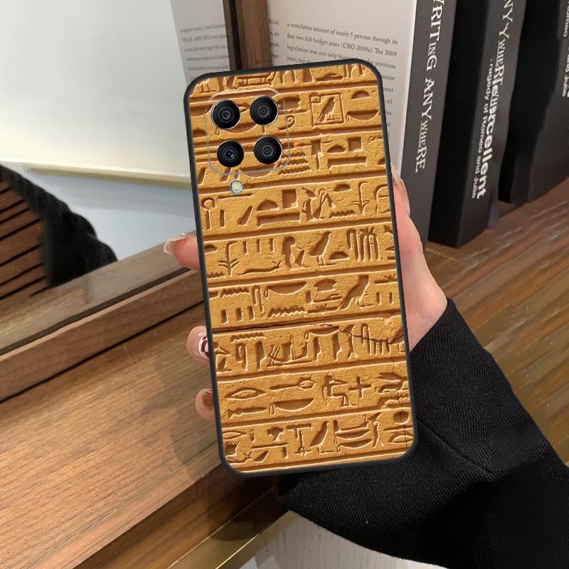 Egyptian Hieroglyphics Case For Samsung Galaxy M31 M21 M11 M20 M23 M54 M14 M34 M13 M52 M32 M12 M16 M36 M56 M15 M55