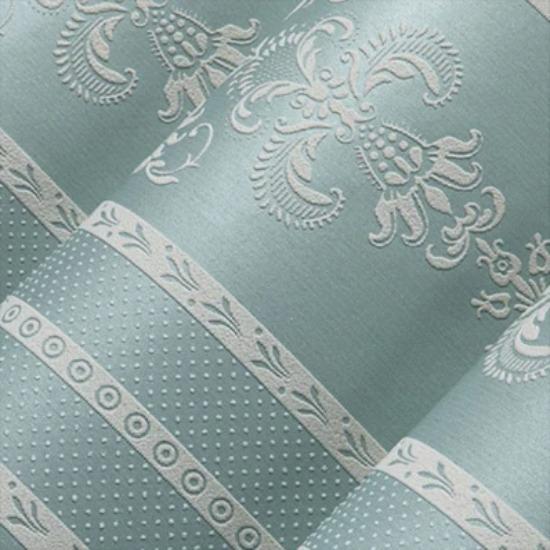 

Розкішний Дамаск Квітковий Вертикальна Смуга Неткані Шпалери Рулон Papel De Parede Європейський Стиль Шпалери для Вітальні Спальні 5.3㎡ темно-синього кольору