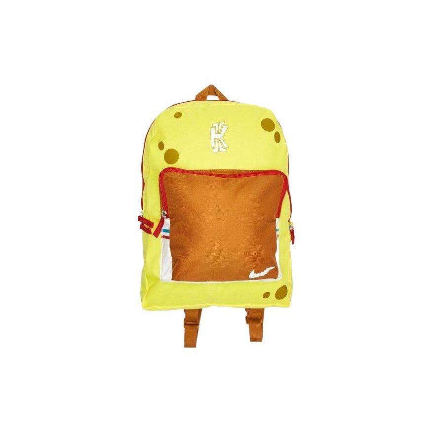 Nike SpongeBob Kyrie Irving Student Basketball Backpack Unisex Backpack Yellow CN2219-731