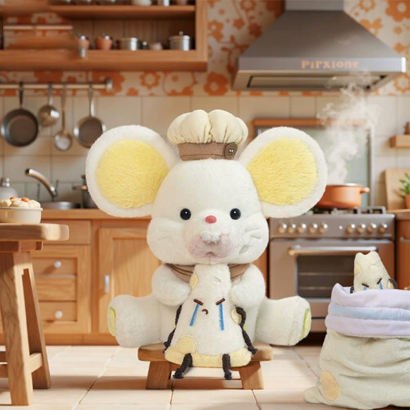 29CM Cute Cartoon Cheese Raspberry Matcha Mouse Plush Toy Soft Stuffed Animal Mouse Doll Accompany Hug Pillow Kid Birthday Gifts