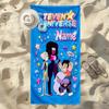 Custom Name Teven Universe Quick-drying, highly absorbent beach towel,suitable for the beach, pool, gym, and travel.Sports sweat Towel
