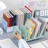 Book Stand Desktop Book Support Bookshelf Classification Storage Book Holding and Fixing Books Office Stationery Storage
