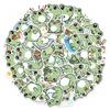 56 Frog Daily Sticker Set, Creative Cute Hand Account Notebook Material Children'S Stickers
