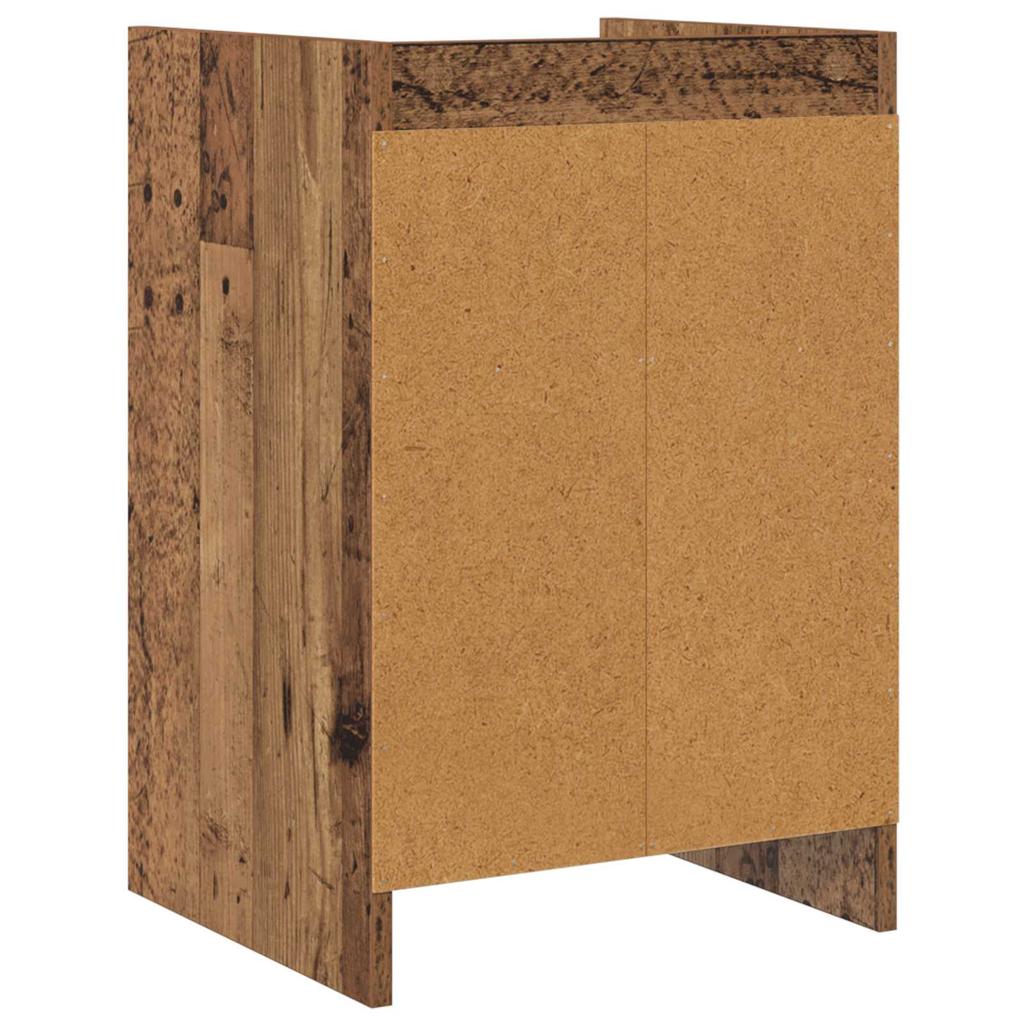 Nightstands 2 pcs Reclaimed Wood Look 40 x 36 x 60 cm Particleboard